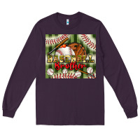 Plum baseball brother tumbler Long Sleeve Tee - BundleAndBundleShop