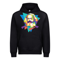 Black karl marx get vintage Urban Hoodie - linhVisuals