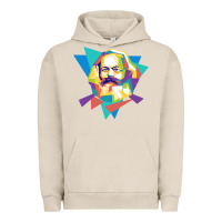 Pigment French Oak karl marx get vintage Urban Hoodie - linhVisuals