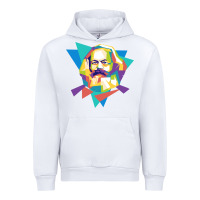White karl marx get vintage Urban Hoodie - linhVisuals