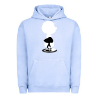 Pigment Grape Ice peanuts shadow silhouette Urban Hoodie - linhVisuals
