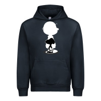 Navy peanuts shadow silhouette Urban Hoodie - linhVisuals