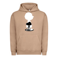 Pigment Burro peanuts shadow silhouette Urban Hoodie - linhVisuals