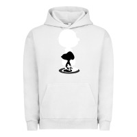 Pigment Lunar Rock peanuts shadow silhouette Urban Hoodie - linhVisuals