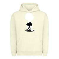 Pigment Pistachio peanuts shadow silhouette Urban Hoodie - linhVisuals