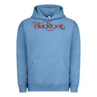Pigment Pebble Blue blackfoot Urban Hoodie - linhVisuals