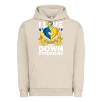 Pigment French Oak down syndrome awareness month special needs love Urban Hoodie - linhVisuals