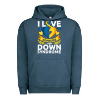 Pigment Midnight Navy down syndrome awareness month special needs love Urban Hoodie - linhVisuals