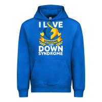 Cobalt down syndrome awareness month special needs love Urban Hoodie - linhVisuals