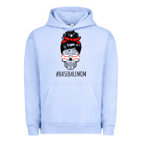 Pigment Grape Ice Baseball Mom Skull Urban Hoodie - linhVisuals