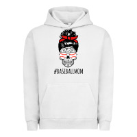 Pigment Lunar Rock Baseball Mom Skull Urban Hoodie - linhVisuals