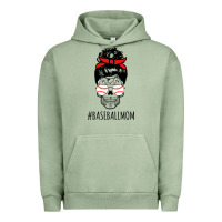 Pigment Oil Green Baseball Mom Skull Urban Hoodie - linhVisuals