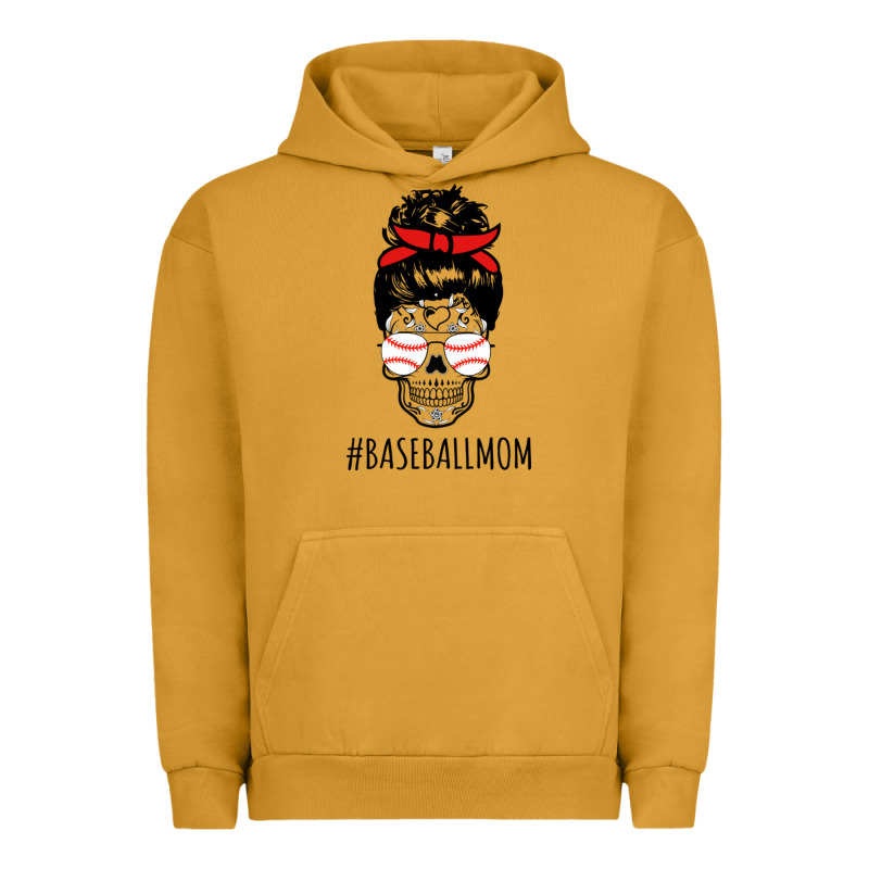 Baseball Mom Skull Urban Hoodie by linhVisuals | Teevron
