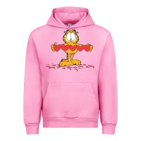 Fuchsia Pink garfiel Urban Hoodie - linhVisuals