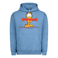 Pigment Pebble Blue garfiel Urban Hoodie - linhVisuals