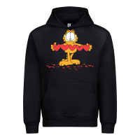 Black garfiel Urban Hoodie - linhVisuals