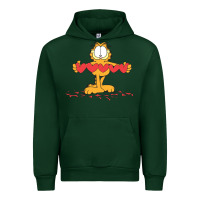 Forest Green garfiel Urban Hoodie - linhVisuals