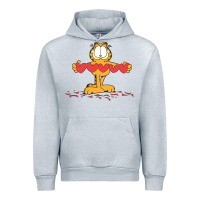 Heather Grey garfiel Urban Hoodie - linhVisuals