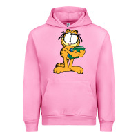 Fuchsia Pink garfiel Urban Hoodie - linhVisuals