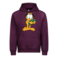 Mauve Wine garfiel Urban Hoodie - linhVisuals