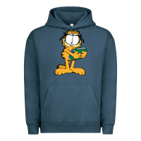 Pigment Midnight Navy garfiel Urban Hoodie - linhVisuals