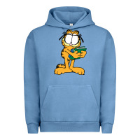 Pigment Pebble Blue garfiel Urban Hoodie - linhVisuals