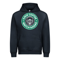 Navy have coffee, watch radar new Urban Hoodie - linhVisuals