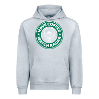 Heather Grey have coffee, watch radar new Urban Hoodie - linhVisuals