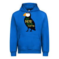 Cobalt not now arctic puffin! ,  not now arctic puffin Urban Hoodie - linhVisuals