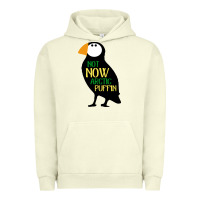 Pigment Pistachio not now arctic puffin! ,  not now arctic puffin Urban Hoodie - linhVisuals