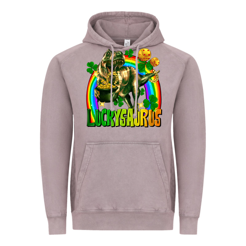Luckysaurus Vintage Hoodie by FaDigitalArtStudio | Teevron