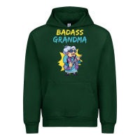 Forest Green badass grandma family mother grandma t shirt Urban Hoodie - linhVisuals
