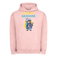 Pigment Salmon badass grandma family mother grandma t shirt Urban Hoodie - linhVisuals