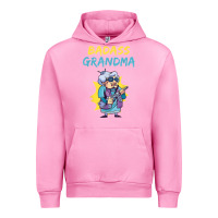Fuchsia Pink badass grandma family mother grandma t shirt Urban Hoodie - linhVisuals