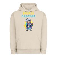 Pigment French Oak badass grandma family mother grandma t shirt Urban Hoodie - linhVisuals