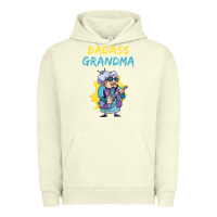 Pigment Pistachio badass grandma family mother grandma t shirt Urban Hoodie - linhVisuals