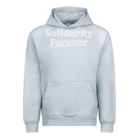 Heather Grey solidarity forever Urban Hoodie - linhVisuals