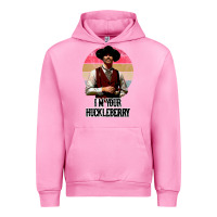 Fuchsia Pink i'm your huckleberry Urban Hoodie - linhVisuals