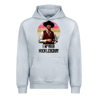 Heather Grey i'm your huckleberry Urban Hoodie - linhVisuals
