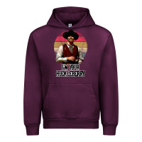 Mauve Wine i'm your huckleberry Urban Hoodie - linhVisuals