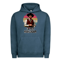 Pigment Midnight Navy i'm your huckleberry Urban Hoodie - linhVisuals