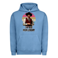 Pigment Pebble Blue i'm your huckleberry Urban Hoodie - linhVisuals