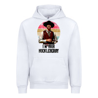 White i'm your huckleberry Urban Hoodie - linhVisuals