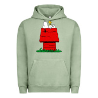 Pigment Oil Green the doghouse Urban Hoodie - linhVisuals