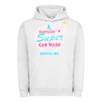 Pigment Lunar Rock pink elephant car wash Urban Hoodie - linhVisuals