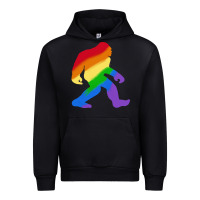 Black bigfoot t  shirt rainbow bigfoot t  shirt Urban Hoodie - linhVisuals