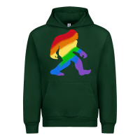 Forest Green bigfoot t  shirt rainbow bigfoot t  shirt Urban Hoodie - linhVisuals