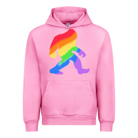 Fuchsia Pink bigfoot t  shirt rainbow bigfoot t  shirt Urban Hoodie - linhVisuals