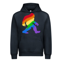 Navy bigfoot t  shirt rainbow bigfoot t  shirt Urban Hoodie - linhVisuals