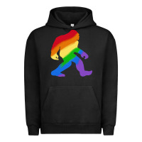 Pigment Black bigfoot t  shirt rainbow bigfoot t  shirt Urban Hoodie - linhVisuals